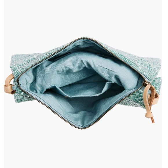 Urban‎ Outfitters Plus One Embellished Sparkle Crossbody Bag, Mint Green, NWT - Picture 5 of 7